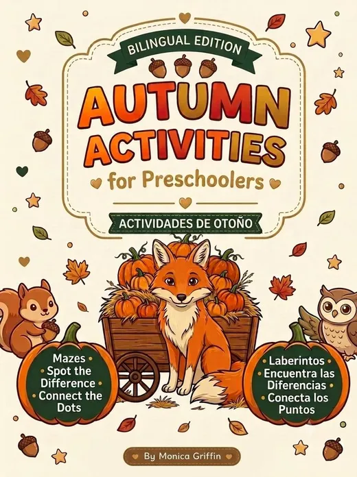 Autumn Activities for Preschoolers - Bilingual Edition
